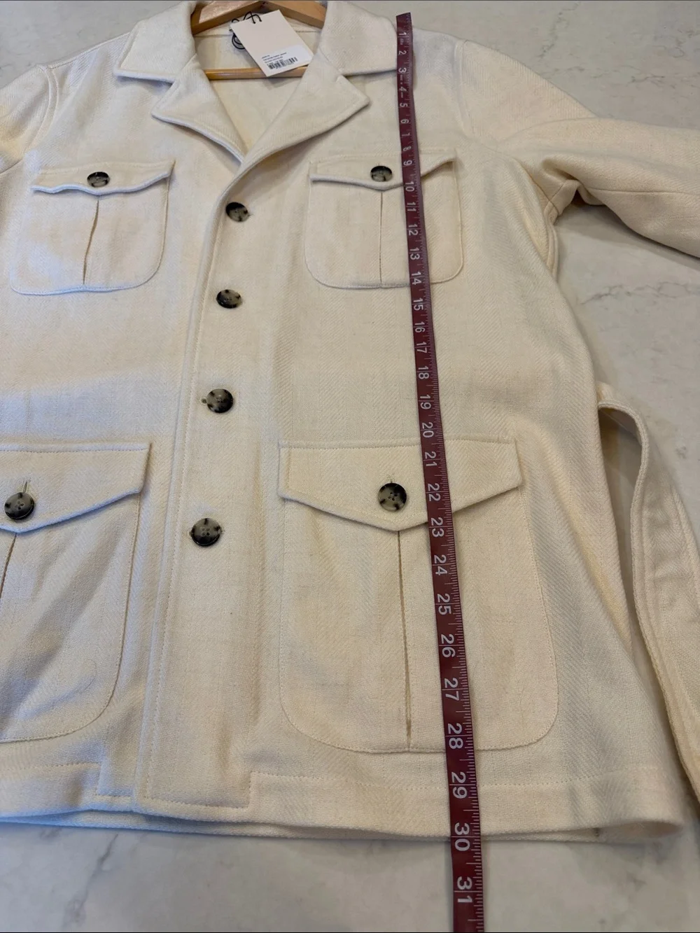 Suit supply NEW Cashmere Utility Jacket